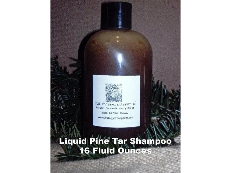 Liquid Pine Tar Shampoo 16 Fluid Ounces Old Whippersnapper's