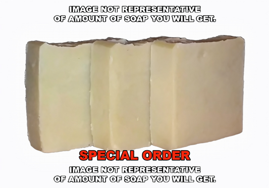 Olde English Lavender Soap Loaf (Minimum order 2 loaves, 2.9 lbs each loaf)