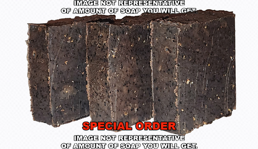Lumberjack Soap Loaf (Minimum order 2 loaves, 2.9 lbs each loaf)