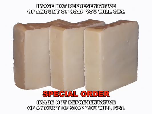 Cedarwood (Juniperus Mexicana) Soap Loaf (Minimum order 2 loaves, 2.9 lbs each loaf)