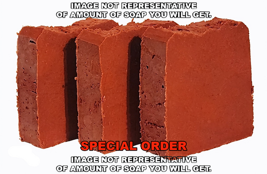 Dirty Little Devil's Soap Loaf (Minimum order 2 loaves, 2.9 lbs each loaf)