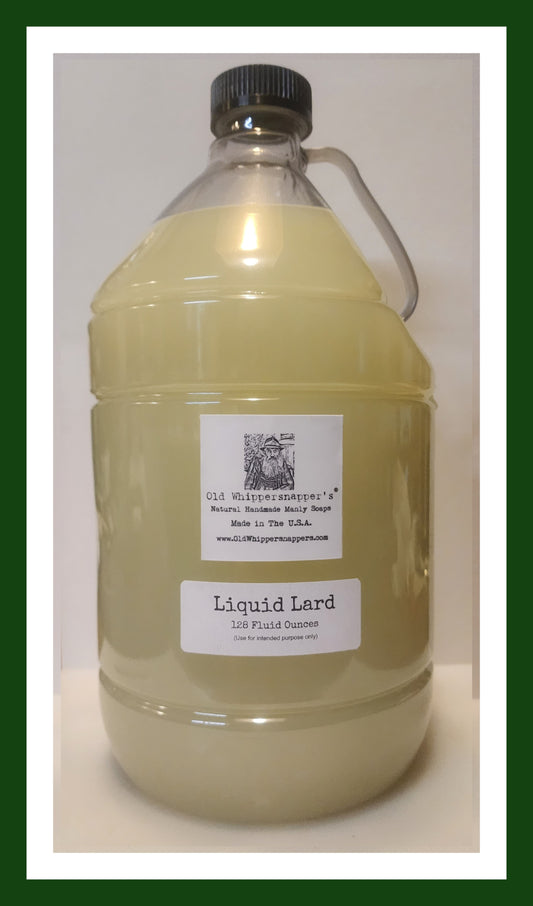 Lard Gallon Liquid Shampoo, Hand, & Body Soap