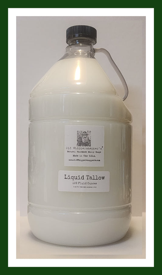 Pure Tallow Gallon Liquid Shampoo, Hand, & Body Soap