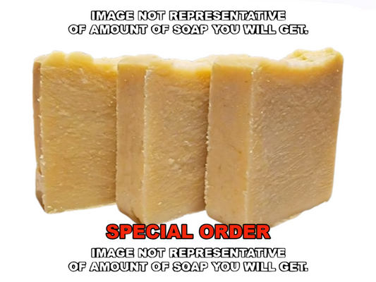 Premium Sandalwood Soap Loaf (Minimum order 2 loaves, 2.9 lbs each loaf)