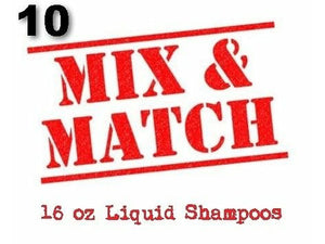 Mix & Match 10 Liquid Shampoos