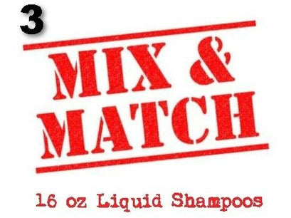 Mix & Match 3 Liquid Shampoos