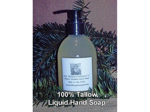 Liquid 100% Tallow Hand Soap - 8 Fluid Ounces