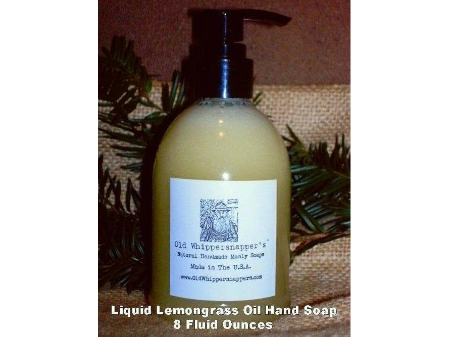 Liquid Lemongrass Soap For Hands - 8 Fluid Ounces