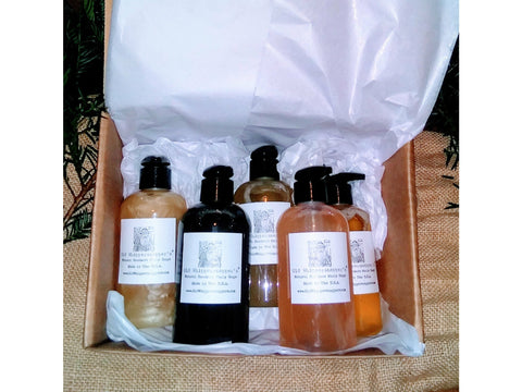 Liquid Hand Soap Gift Box - 5 Bottles (8 oz. each)